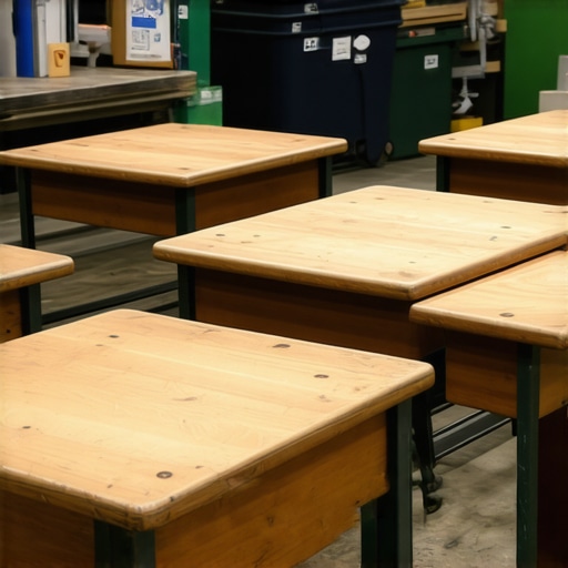 Commercial Junk Disposal: Aurora School Desk Recycling
