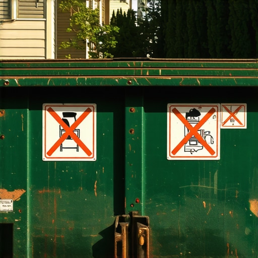 Dumpster Rentals Aurora: Avoiding Prohibited Item Fees
