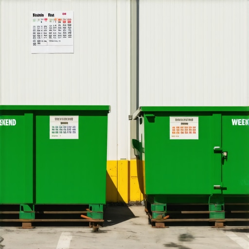 Dumpster Rentals Aurora: Weekend vs Weekday Rates