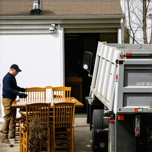 Furniture Disposal: Removing Old Dining Sets in Aurora