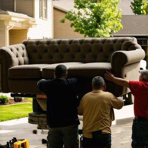 Furniture Removal: How to Toss an Old Sectional in Aurora