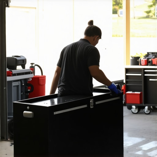 Garage Clean Outs: Removing Heavy Tool Chests in Aurora