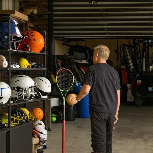 Garage Clean Outs: Removing Old Sports Gear in Aurora