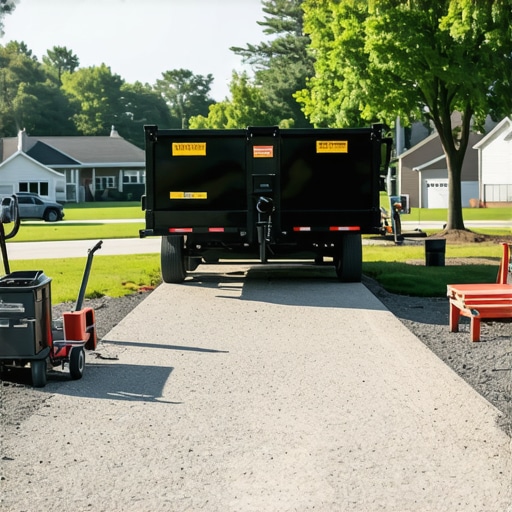 How to Prep Your Aurora Driveway for a 20-Yard Dumpster