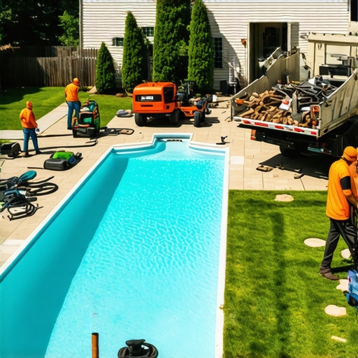 Residential Junk Removal: Aurora Pool Teardown and Haul Away